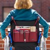 FINPAC Wheelchair Side Storage Bag w/Cup Holder, Wheelchair Armrest Accessories