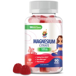 Magnesium Gummies for Kids & Adults - 500mg - Calm Magnesium Chews - Magnesium Citrate Chewable Supplement for Mood & Muscle Support