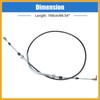 Partuto Auto Gear Shift Cable Transmission Shifter Cable Replace Fit