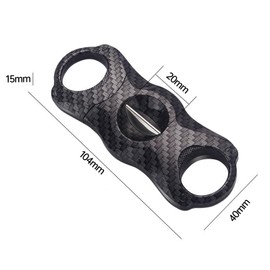 Cigar Cutter, Sonwaha Cigar Cutter Double Blade Scissors Cigar Cutter V Cut Stainless Steel Cutter Can Cut Cigars Precise for Most Sizes of Cigars