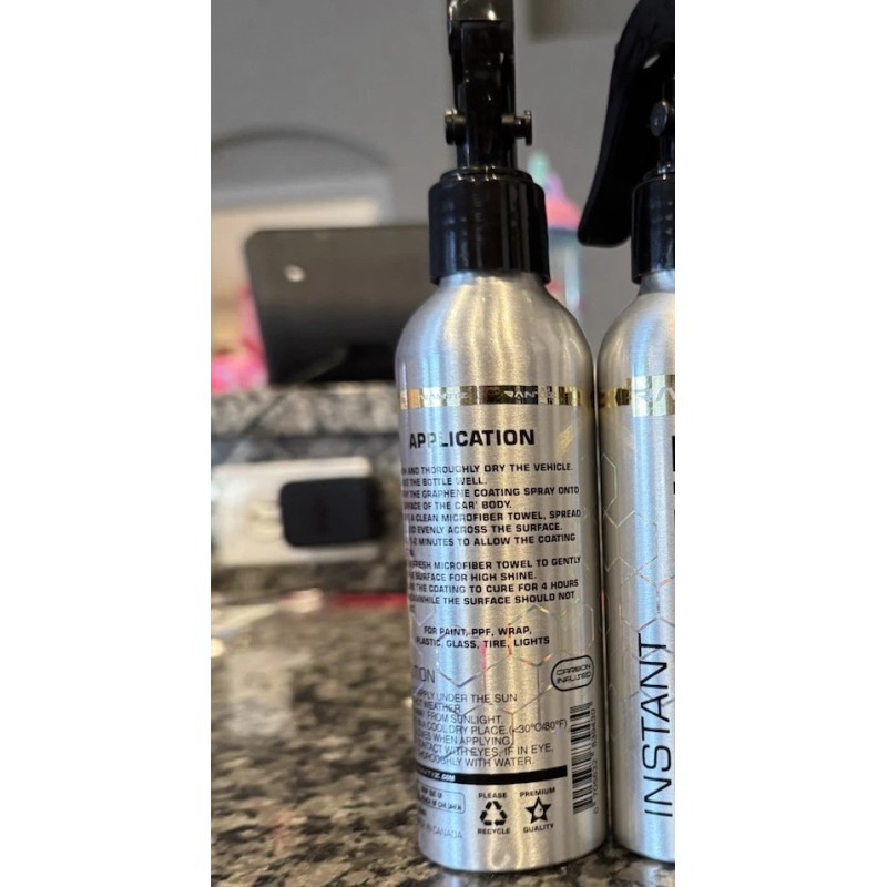 Rantiz Car Instant Graphene Coating Quick Detail Hydrophobic 150ML Spray