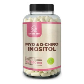 Myo D-chiro Inositol Raíces Zen Premium Fórmula 40:1 60 Cáps Sin Sabor