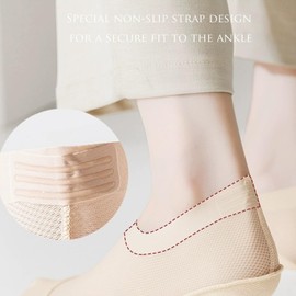 PHANOUSLY Ultra Thin Liner Socks Non Slip Seamless No Show Socks Womens Lightweight Breathable 3 & 4 & 6 Pair Packs (6 Pairs-Pink, 5-8)