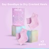 Glowxie Moisturising Gel Heel Socks for Cracked Heels - 2x