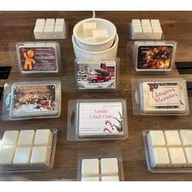 Christmas Collection Wax Melts-Pet Safe - Strong Scented Wax Melts - Long Lasting - Eco-Friendly - Hand-Poured - Scented Wax Tarts - All Natural Soy - Choose Your Scent. (Seasons Greetings)