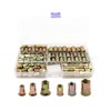 LBY 170pcs Carbon Steel Rivet Nuts,M4/5/6 /8 Thread Insert Nutsert