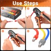 Preciva Ferrule Crimping Tool Kit with Portable Suitcase, Square Crimping