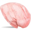 styleBREAKER Beanie Hat with Woven Feather Pattern, Slouch Long Beanie,