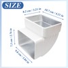 Gutter Elbow 3x4 90 Degree Downspout Elbow Gutter Connector Roofing