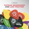D'Addario Accessories Duralin - Púas de guitarra, tamaño mediano, 10