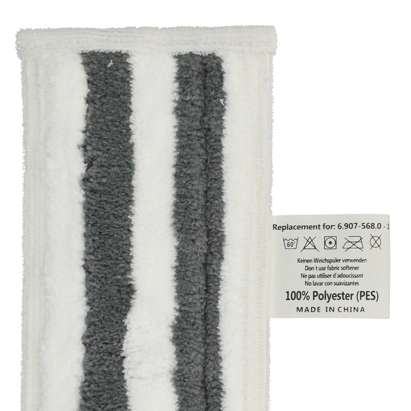 vhbw 2 x Mop Covers Compatible with Kärcher SC 3