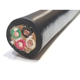 SOOW 12/4 Bulk Cable - SOOW Jacket, 20 Amps, 4 Wire, 600v - Water and Oil Resistant (25)