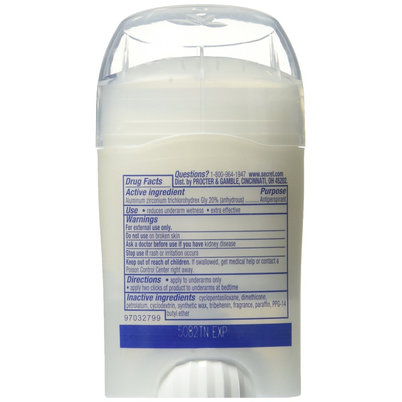Secret Clinical Strength Soft Solid Antiperspirant and Deodorant, Light and