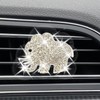 AEEIX Auto Diamond Elephant Air Conditioning Outlet Clip, Bling Accessories,