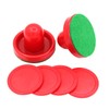 WOONEKY 1 Set Air Hockey Replacement Accessories Includes Pushers Pucks
