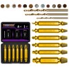 9 Piece Screw Extractor Set with Titanium Coating, Made of