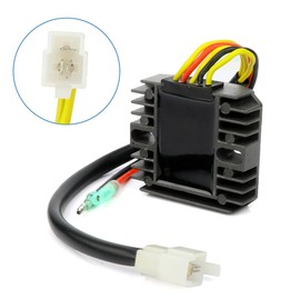 ECCPP Voltage Regulator Rectifier Fit for 99-00 for YAMAHA Bear Tracker 250 96-99 for YAMAHA Big Bear 350 00-01 07-12 for YAMAHA Big Bear 400 93-99 for YAMAHA Kodiak 400