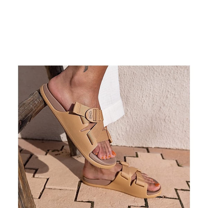 Chaco womens Chillos Slide Sandal, Dark Tie Dye, 9 US