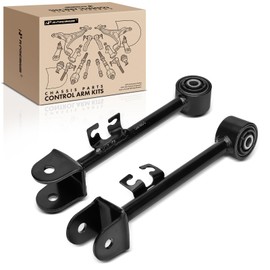 A-Premium 2 x Rear Forward Upper Control Arm, with Bushing, Compatible with Hyundai Genesis 2009-2014, Genesis Coupe 2010-2012, Equus 2011-2015 & Kia K900 2015-2017