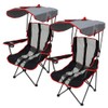 Kelsyus Red Camping Chair, 2-Pack