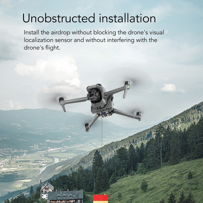 Drone Drop Release Device 0.4kg Load Bearing Light Sensitive Control