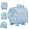 yotutun Children's Light Alarm Clock, Dinosaur Children's Alarm Clock, Digital
