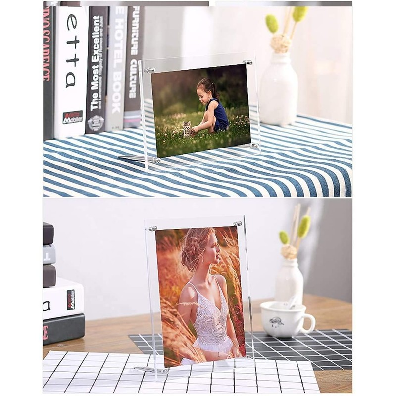 Sociplentycom Acrylic Photo Frame, Large Picture Frame, Picture Frame, Picture