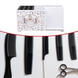 kokiya Salon Station Organizer,Salon Organizers Storage,Hair Scissors Holder for Hair Stylist, white