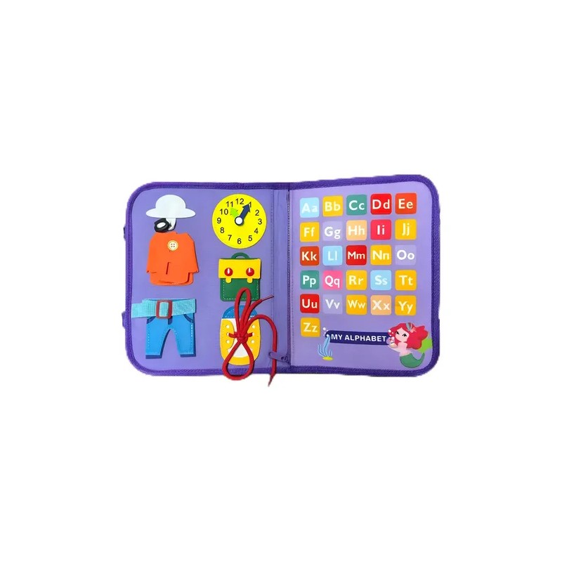 Tablero Portafolio Montessori Sensorial Maletin Educativo