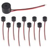 UMLIFE 10PCS Buzzer DC 3-12V Wired Connector Active Electronic Buzzer