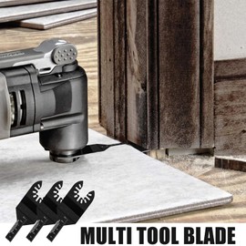 SVUPUE 10 Pcs Multi Tool Blades, 10mm Universal Oscillating Saw Blades, Oscillating Tool Blades, High Carbon Steel Oscillating Saw Blades, for Cutting Wood, Plastic etc