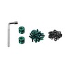 Funn Pedal Pins Studs for Black Magic Pedals (Green)
