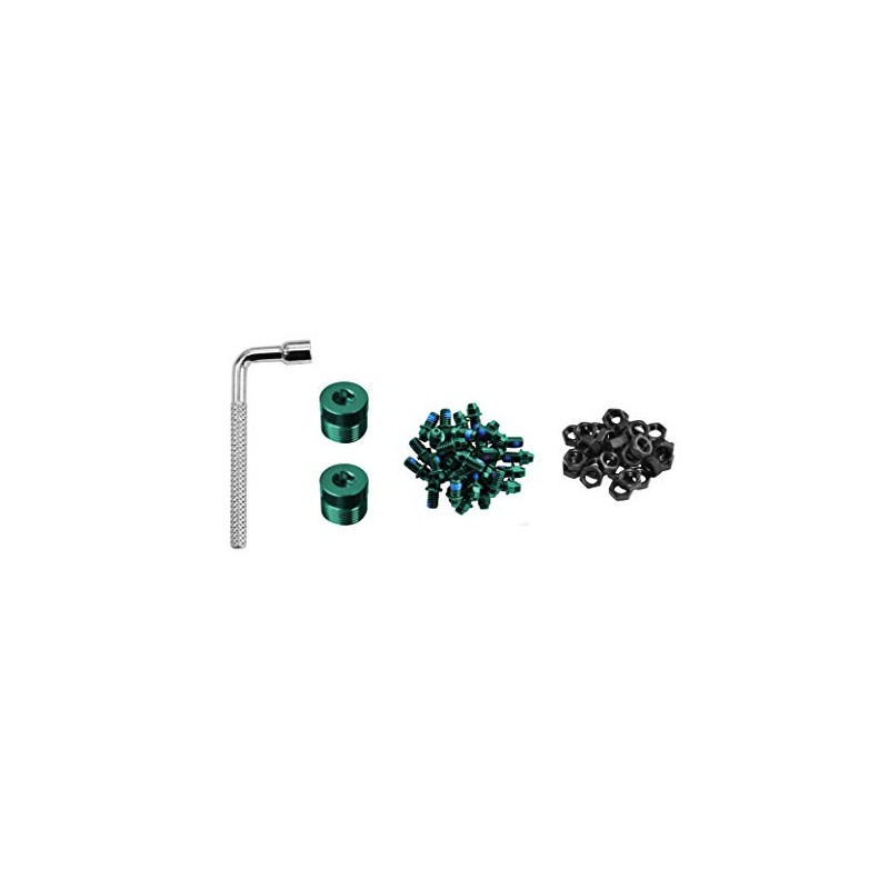 Funn Pedal Pins Studs for Black Magic Pedals (Green)