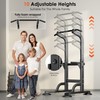 SogesPower Power Tower Dip Station Pull Up Bar for Home