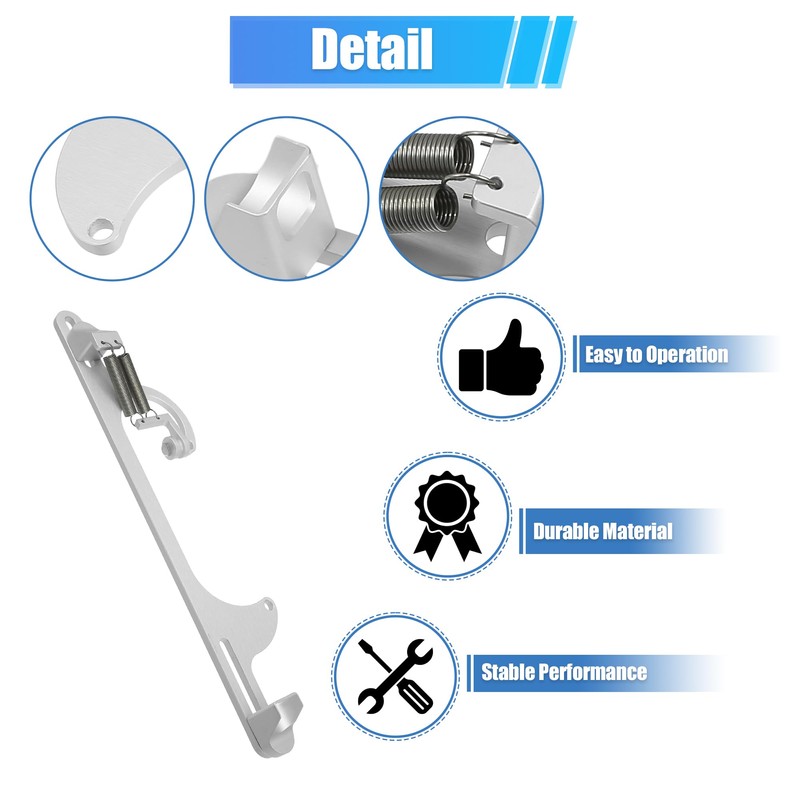 X AUTOHAUX 1 Set Aluminum Alloy Throttle Cable Bracket Kit