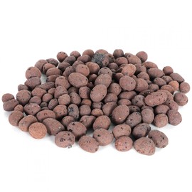 Sren Convenient Clay Pebbles Growing Media, Reusable Anion Clay Rocks, Clay Carbon Practical Maintain Water and Nutrients for Filter Water Quality