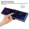 8.8inch IPS LCD Monitor 1920 X 480 CPU GPU SSD