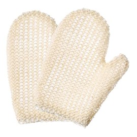 Uds Guantes Ducha Exfoliantes Zacate Sisal Natural Limpieza Profunda Masaje Corporal Adecuado Baño Casa