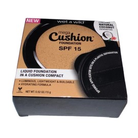 Wet N Wild Mega Cushion Foundation SPF15 #119A Buff Beige (EXP:2019) NEW