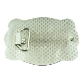 Buckle Initial Letter W Belt Buckle Alphabet w Monogram Western Cowboy Rodeo Style New - Style # 1Two-Tone Gold Silver Square Jumbo