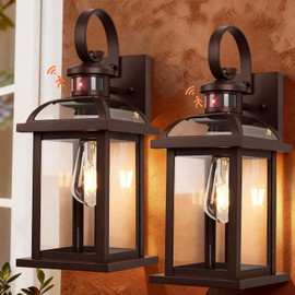 Roravilila Motion Sensor Outdoor Light Fixtures Oil Rubbed Bronze