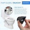 385310076 Duckbill Valve Kit Replacement for Sealand Vacuum Generators S115A,
