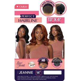 Outre Synthetic Perfect Hairline Hd Lace Front Wig - Jeannie (Color:2 DARK BROWN)