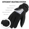 OZERO Thermal Gloves, Mens & Womens Deer Leather Winter Gloves