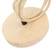 E27 Wooden Pendant Light Bulb Holder Vintage Lighting Accessory Wooden