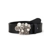 MGM Women's Coin Belt (Coin) - Black (Black 01), size: