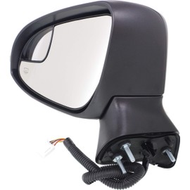 Garage-Pro Mirror Compatible with 2013-2014 Toyota Venza Driver Side, Heated, Power Glass, Blind Spot Glass, In-housing Signal Light