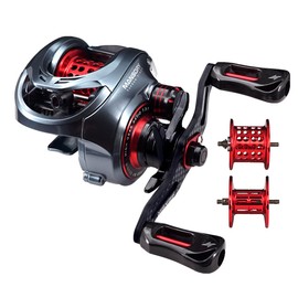 Mansory Baitcaster Reels, BFS Reels 7.3:1 Gear Ratio, 5.15oz Ultra-light Fishing Reels Bait-casting, 11+1 Hybrid Ceramic BB, Double Spools, Carbon Fiber Frame, Heavy Duty, Smooth, Freshwater Saltwater