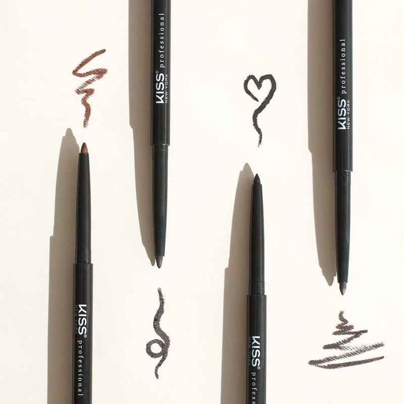 KISS New York Pro Intense Gel Eyeliner with Built-in Sharpener,