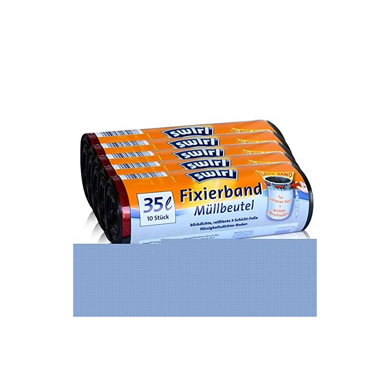 Swirl Fixing Tape Bin Liners 35 L (Pack of 10)